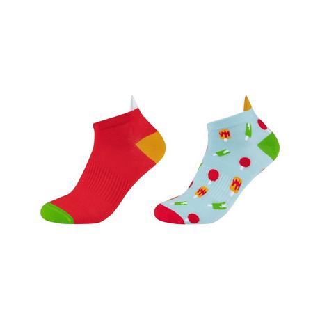 camano FU73001 Lot de 2 paires de chaussettes sneakers 