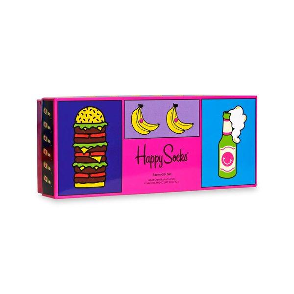 Happy Socks 4-Pack Yummy Yummy Socks Gift Set Multipack, chaussettes 