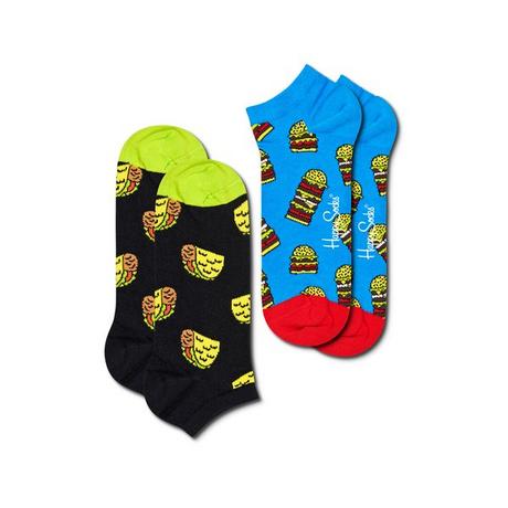 Happy Socks 2-Pack Foodie Low Sock Multipack, chaussettes 