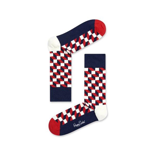 Happy Socks Lot de 4 chaussettes Classic Navy Coffret Cadeau  