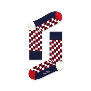 Happy Socks Lot de 4 chaussettes Classic Navy Coffret Cadeau  