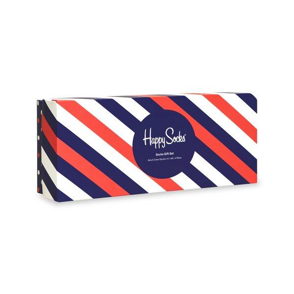 Happy Socks 4-Pack Classic Navy Socks Gift Set Calze, multi-pack 