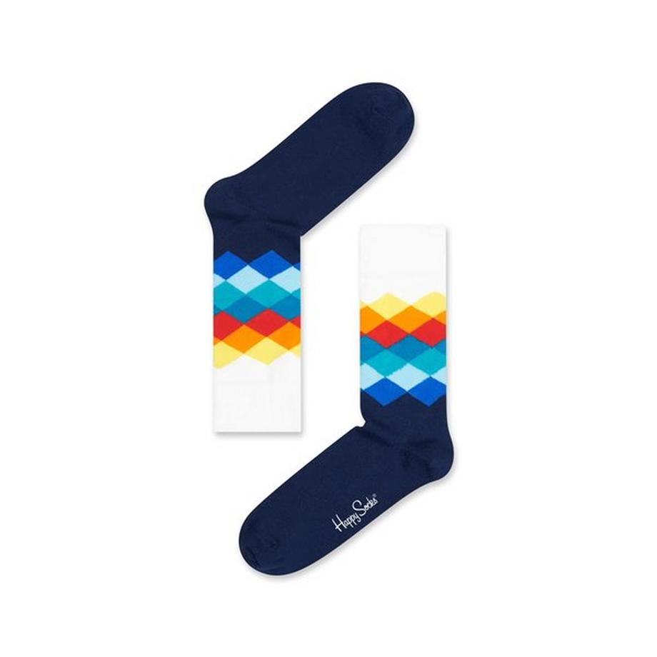 Happy Socks Lot de 4 Chaussettes Multicolores Coffret Cadeau  