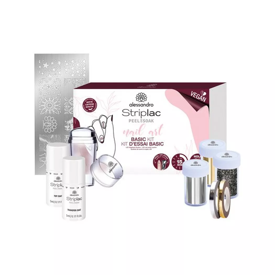 Alessandro - Striplac Nail Art Basic Kit, Set