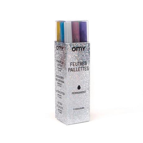 OMY Crayons Glitter 