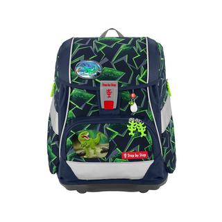Step by Step Zaino per la scuola, 6 pezzi 2IN1 PLUS, Wild T-Rex Taro 