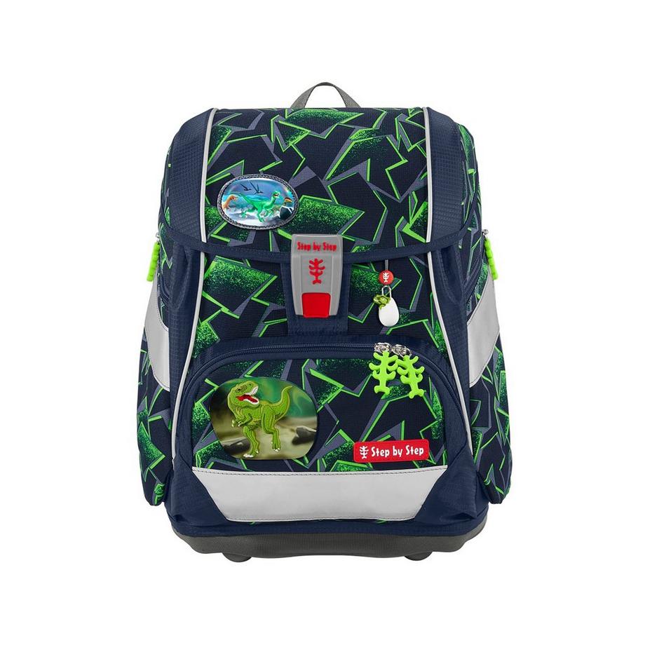 Step by Step Schulthek-Set, 6-teilig 2IN1 PLUS, Wild T-Rex Taro 