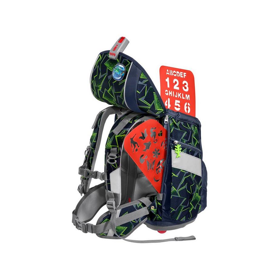 Step by Step Schulthek-Set, 6-teilig 2IN1 PLUS, Wild T-Rex Taro 