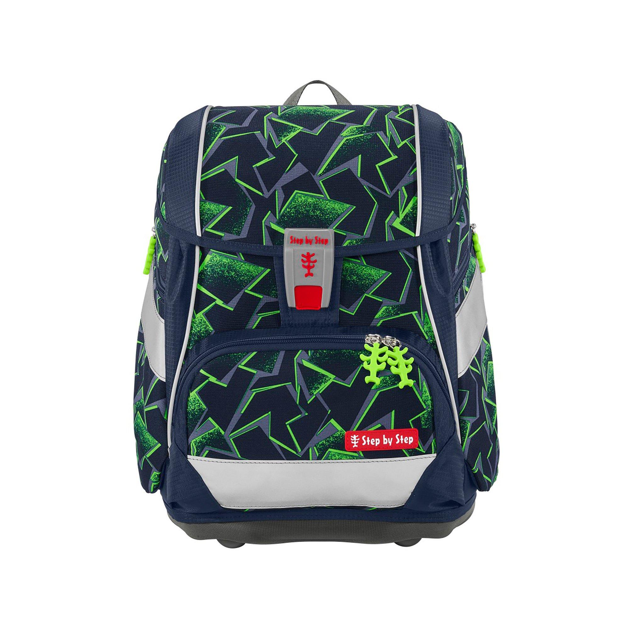 Step by Step Zaino per la scuola, 6 pezzi 2IN1 PLUS, Wild T-Rex Taro 