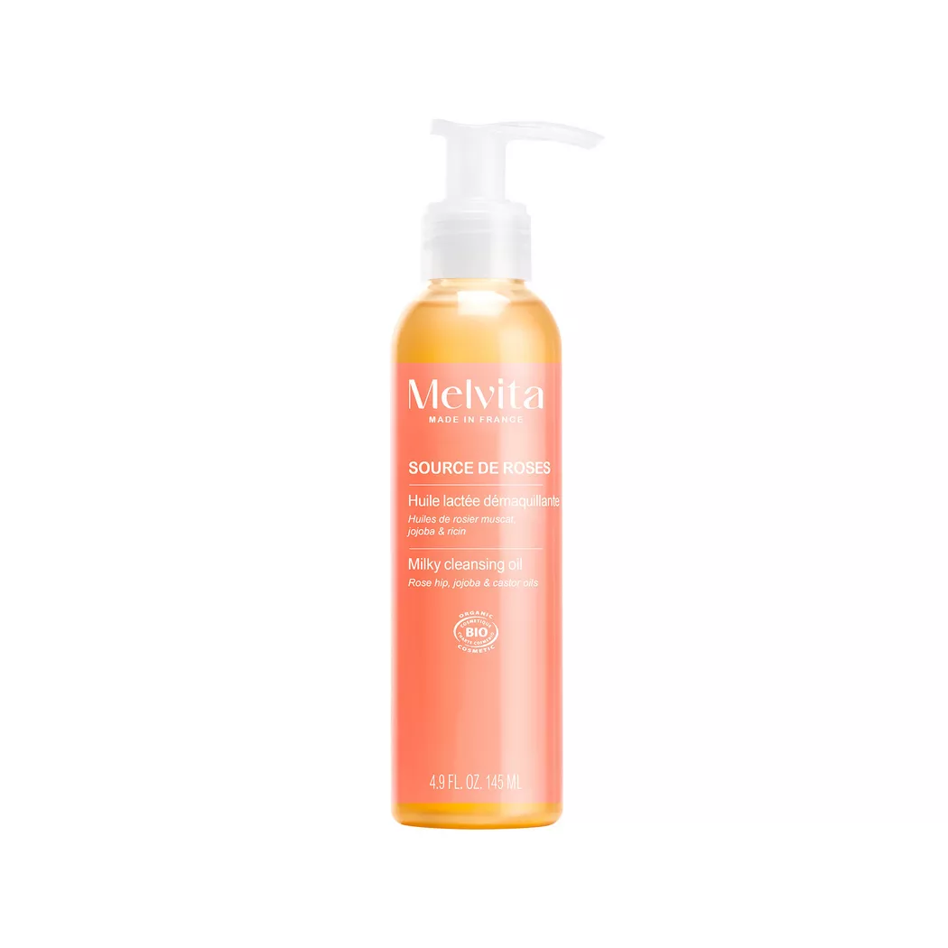 Melvita - Source de Roses Milchiges Reinigungsöl, 145 ml