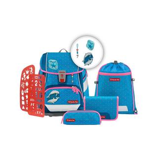 Step by Step Schulthek-Set, 6-teilig 2IN1 PLUS, Dolphin Pippa 