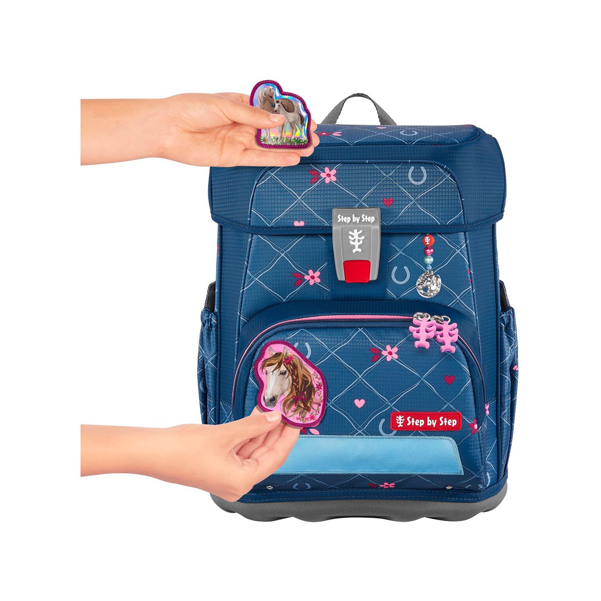 Step by Step Zaino per la scuola, 5 pezzi CLOUD, Horse Lima 