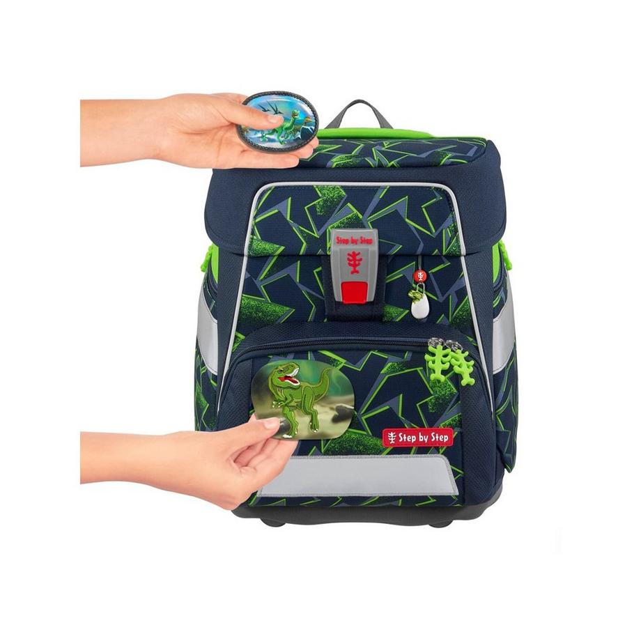 Step by Step Tornister Anhänger Set MAGIC MAGS, Wild T-Rex Taro 