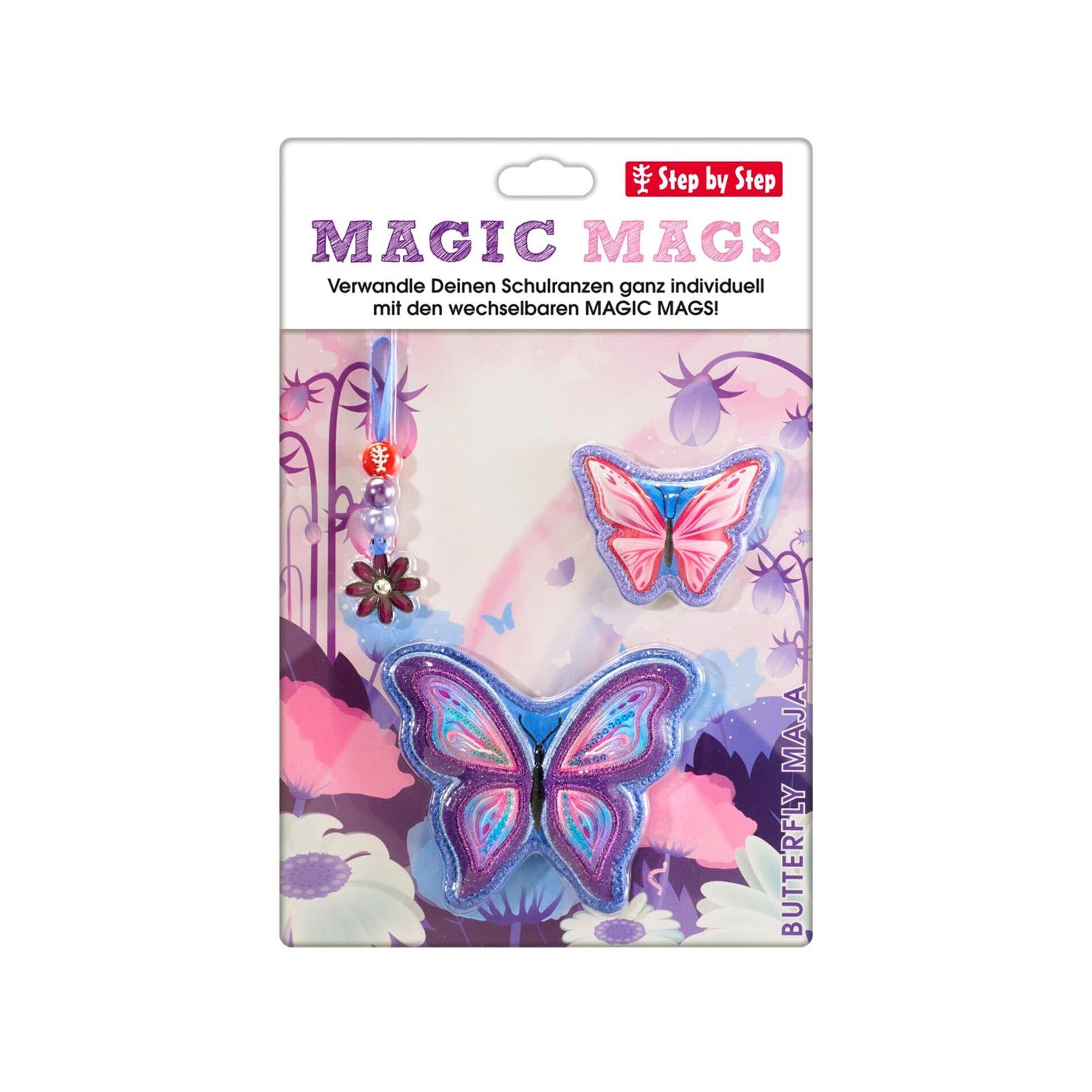 Step by Step Déco set pour sac à dos MAGIC MAGS, Butterfly Maja 