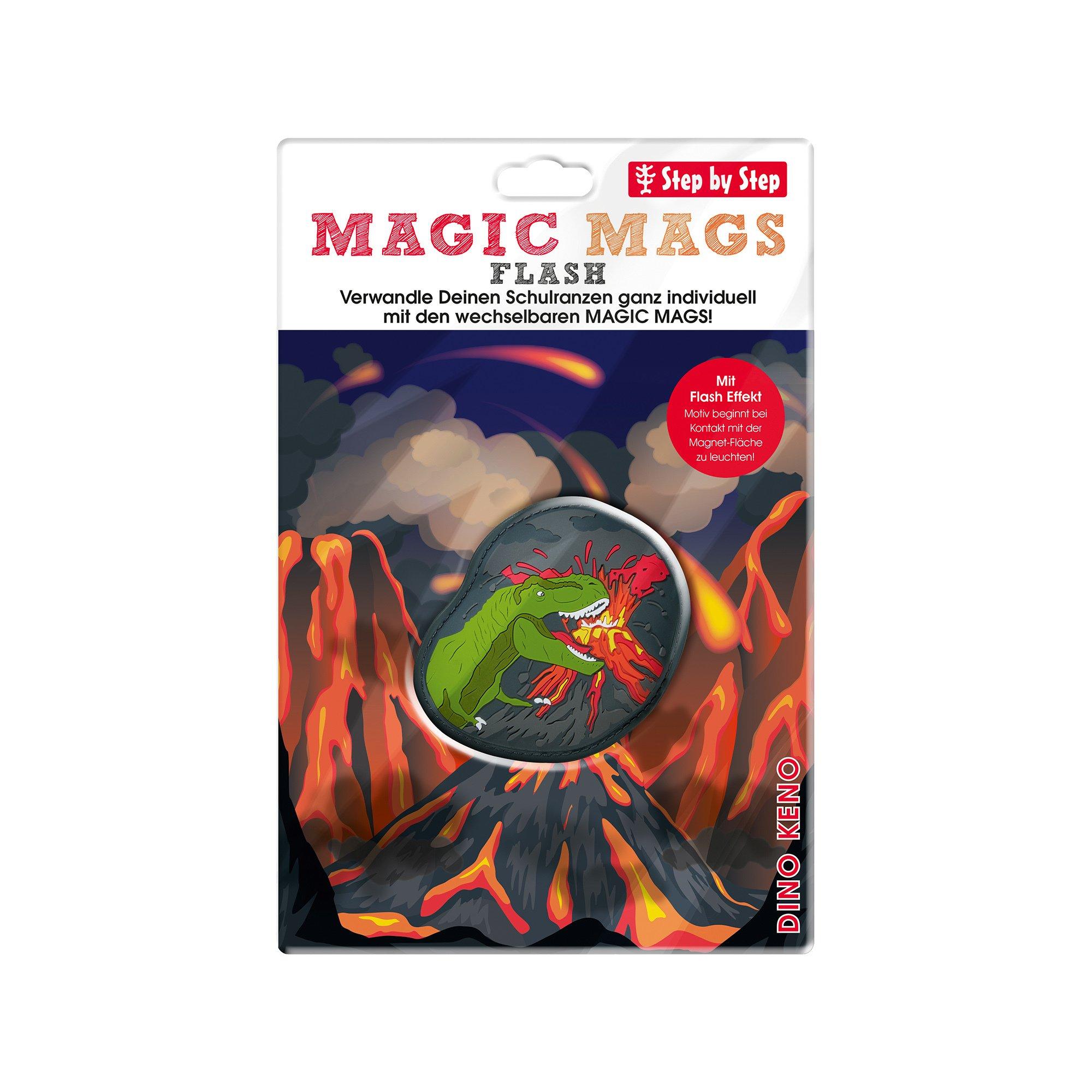 Step by Step Deco set per zaino MAGIC MAGS FLASH, Dino Keno 