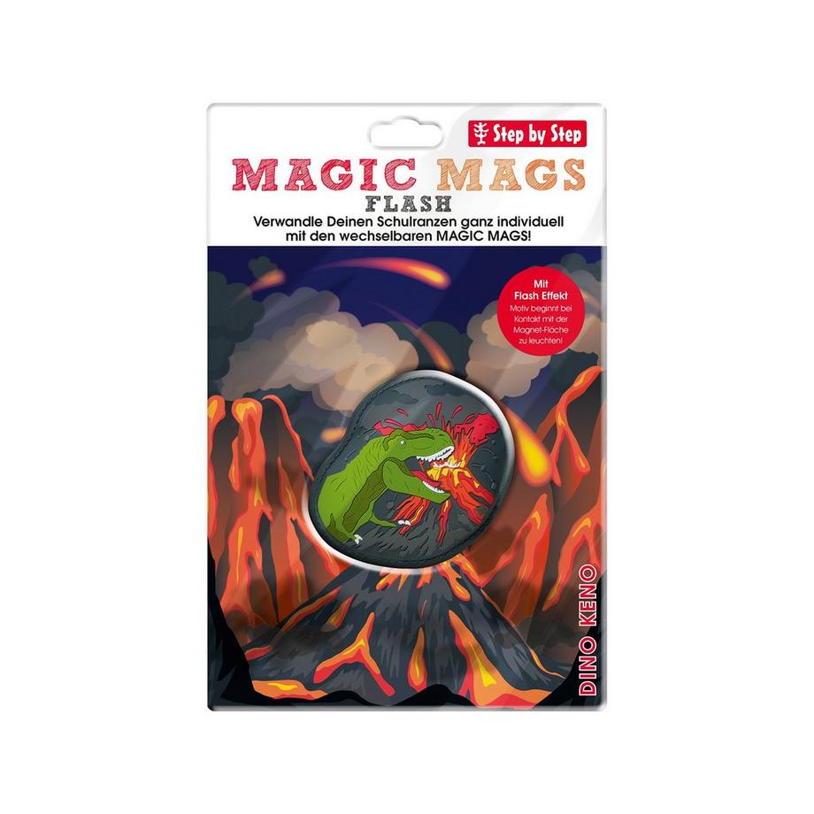 Step by Step Deco set per zaino MAGIC MAGS FLASH, Dino Keno 