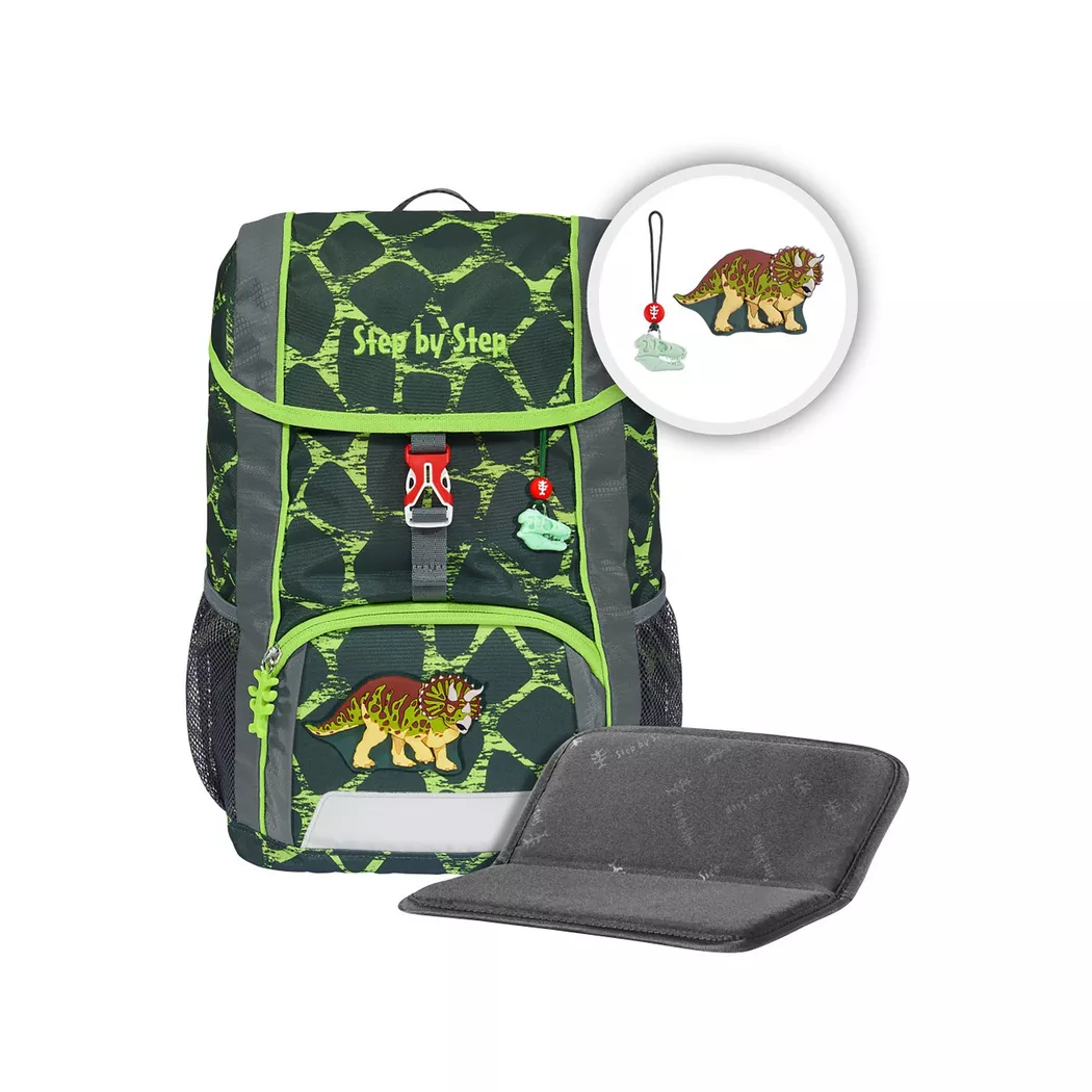 Step by Step - KiGa Rucksack-Set 3tlg, 35X26X17CM, Grün