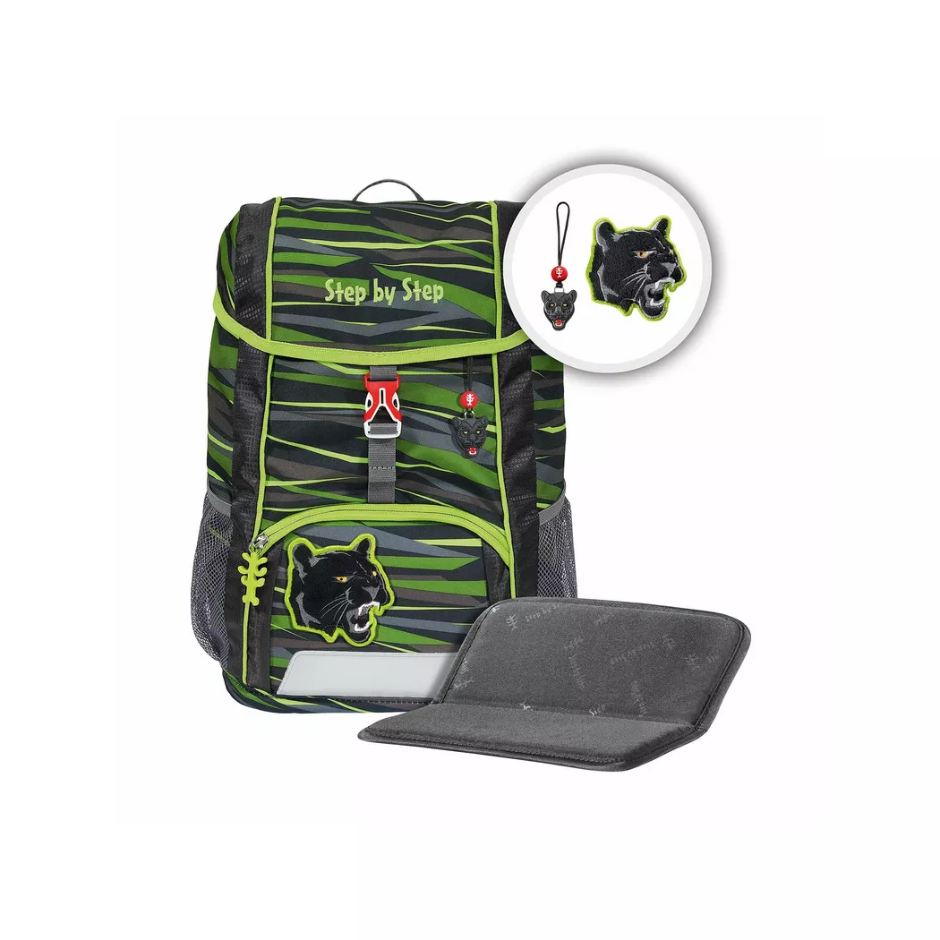 Step by Step - KiGa Rucksack-Set 3tlg, 35X26X17CM, Grün 7