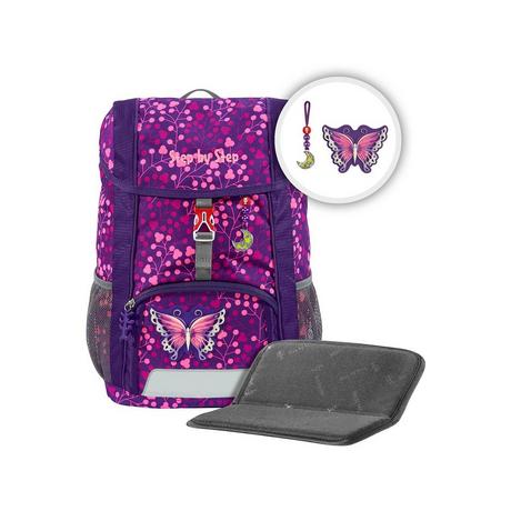 Step by Step Zaino per la scuola, 3 pezzi KID SHINE, Butterfly Night Ina 