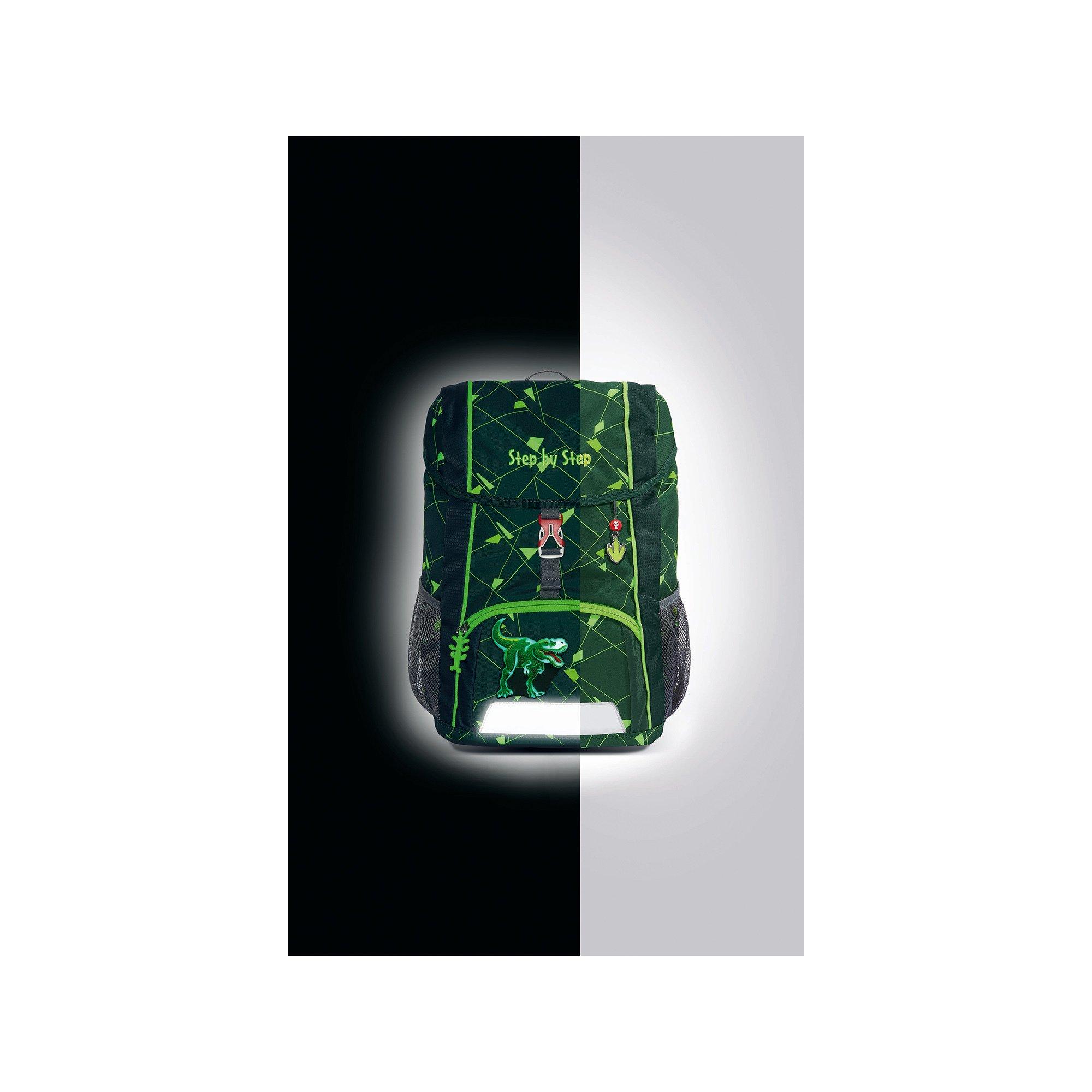 Step by Step KiGa Rucksack-Set 3tlg
 KID SHINE, Dino Night Tyro 