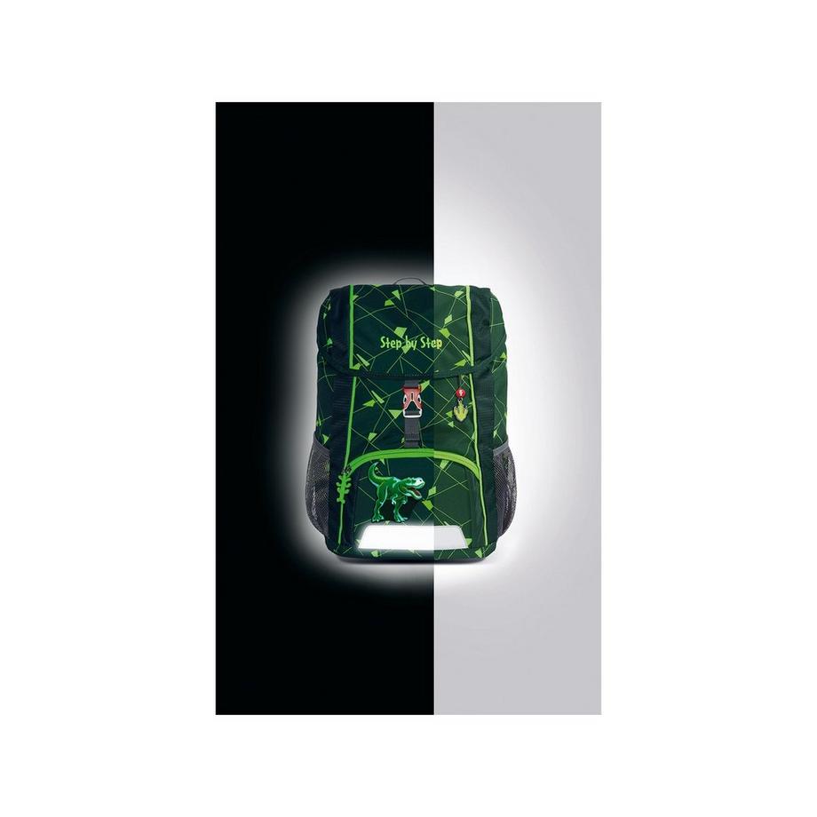 Step by Step KiGa Rucksack-Set 3tlg
 KID SHINE, Dino Night Tyro 