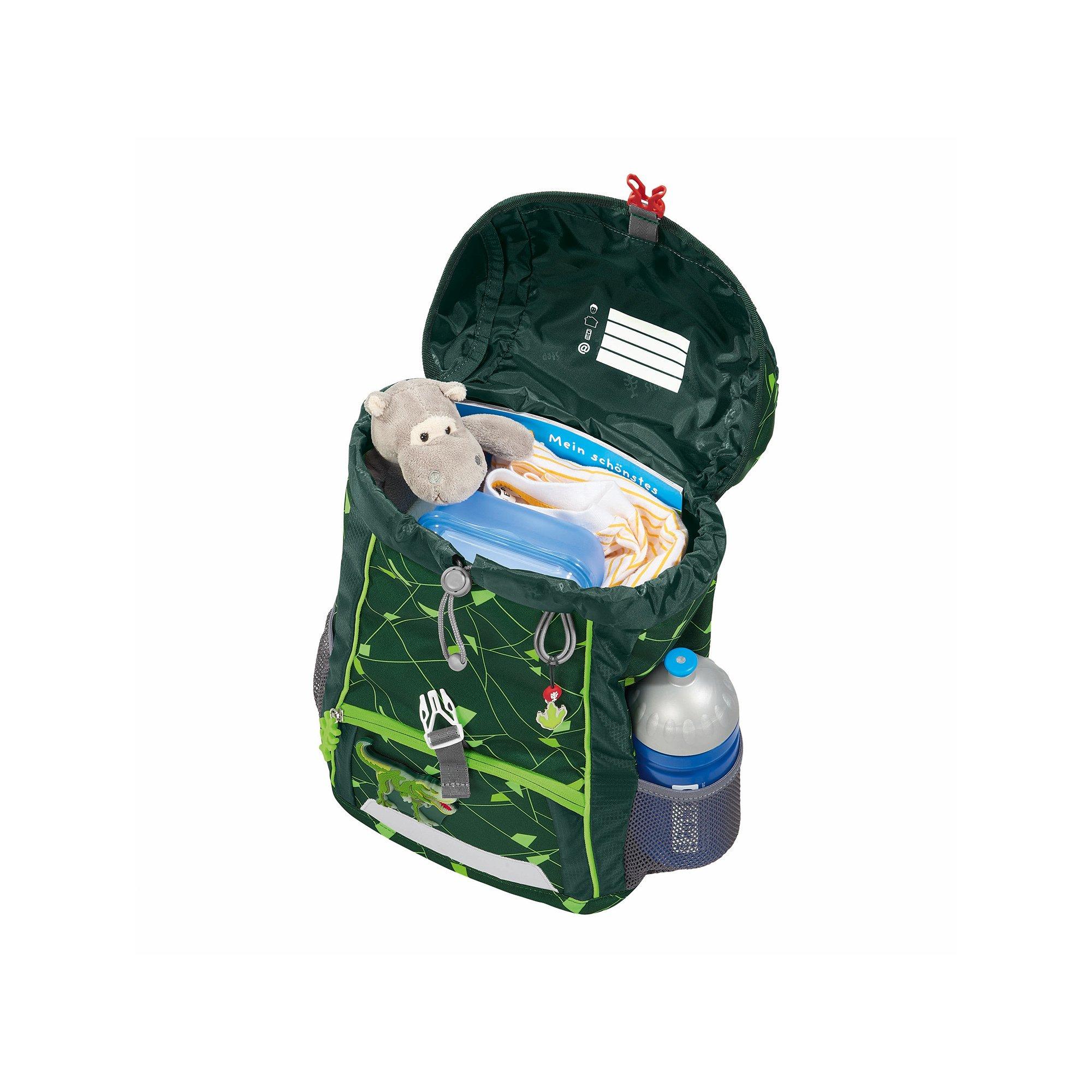 Step by Step KiGa Rucksack-Set 3tlg
 KID SHINE, Dino Night Tyro 