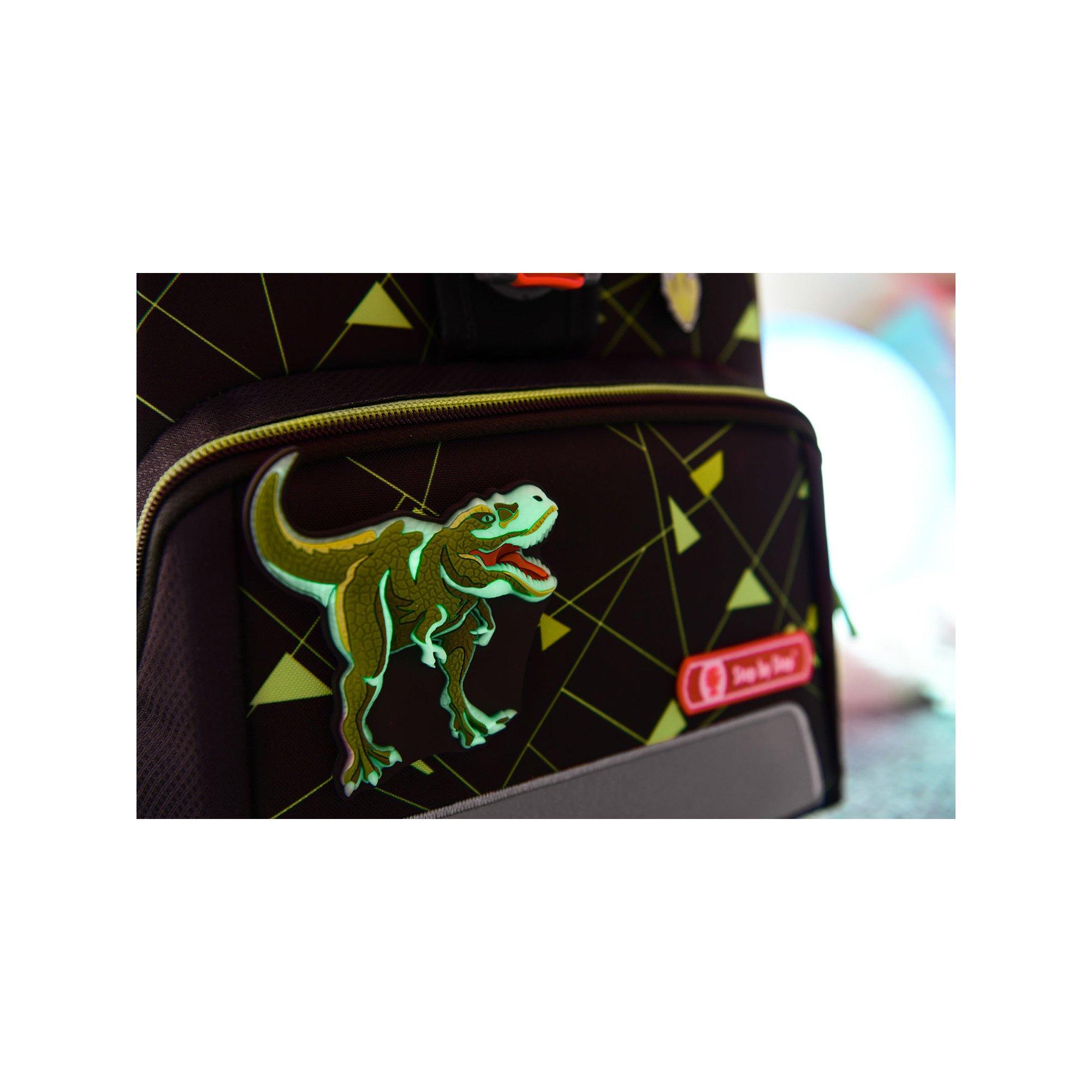 Step by Step KiGa Rucksack-Set 3tlg
 KID SHINE, Dino Night Tyro 