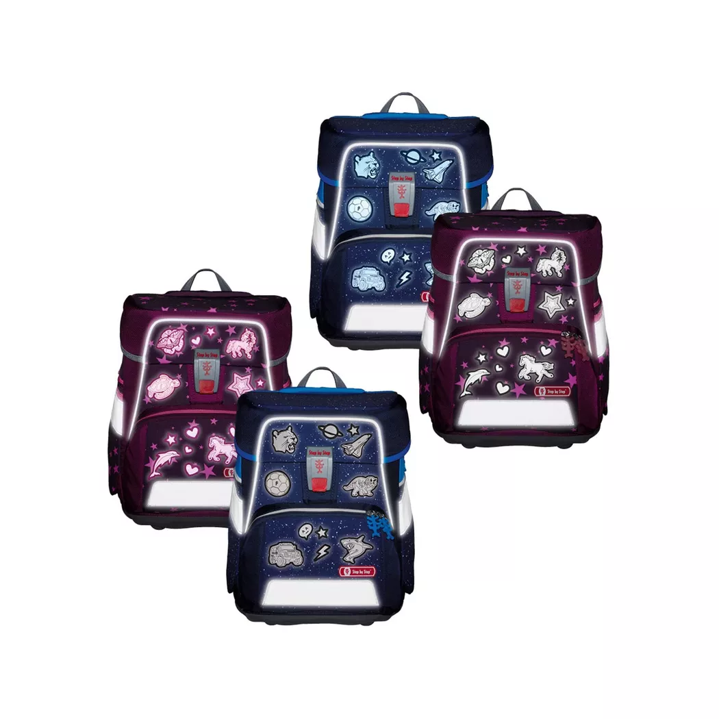 Step by Step - Reflektierendes Sticker-Set, 22.5x10x10CM, Black
