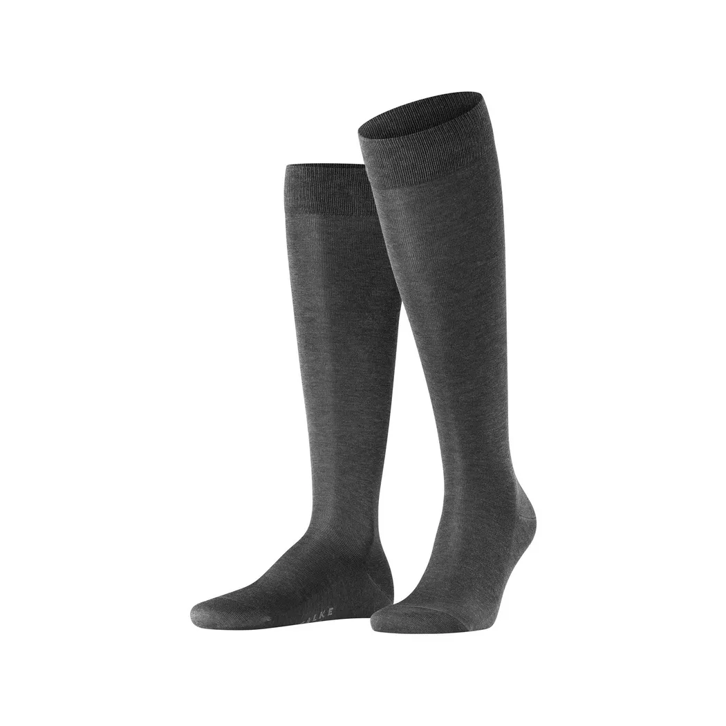 FALKE Stutzen TIAGO anthracite melange grau   45/46 herren