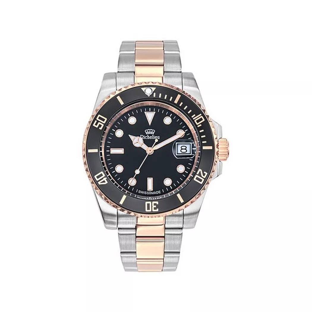 Richelieu - Analoguhr, Sport, 41mm, Zweifarbig