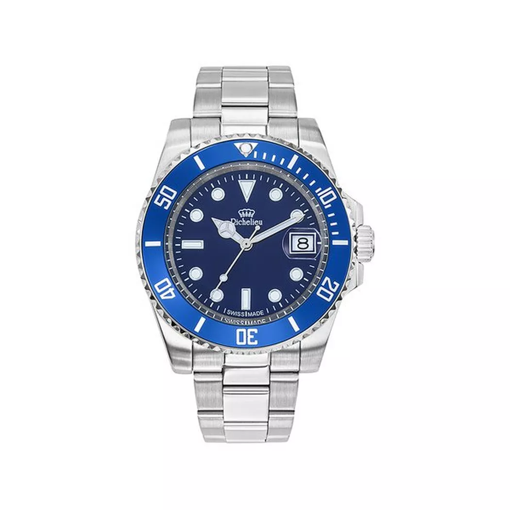 Richelieu Sport Analoguhr Silber 41mm 2