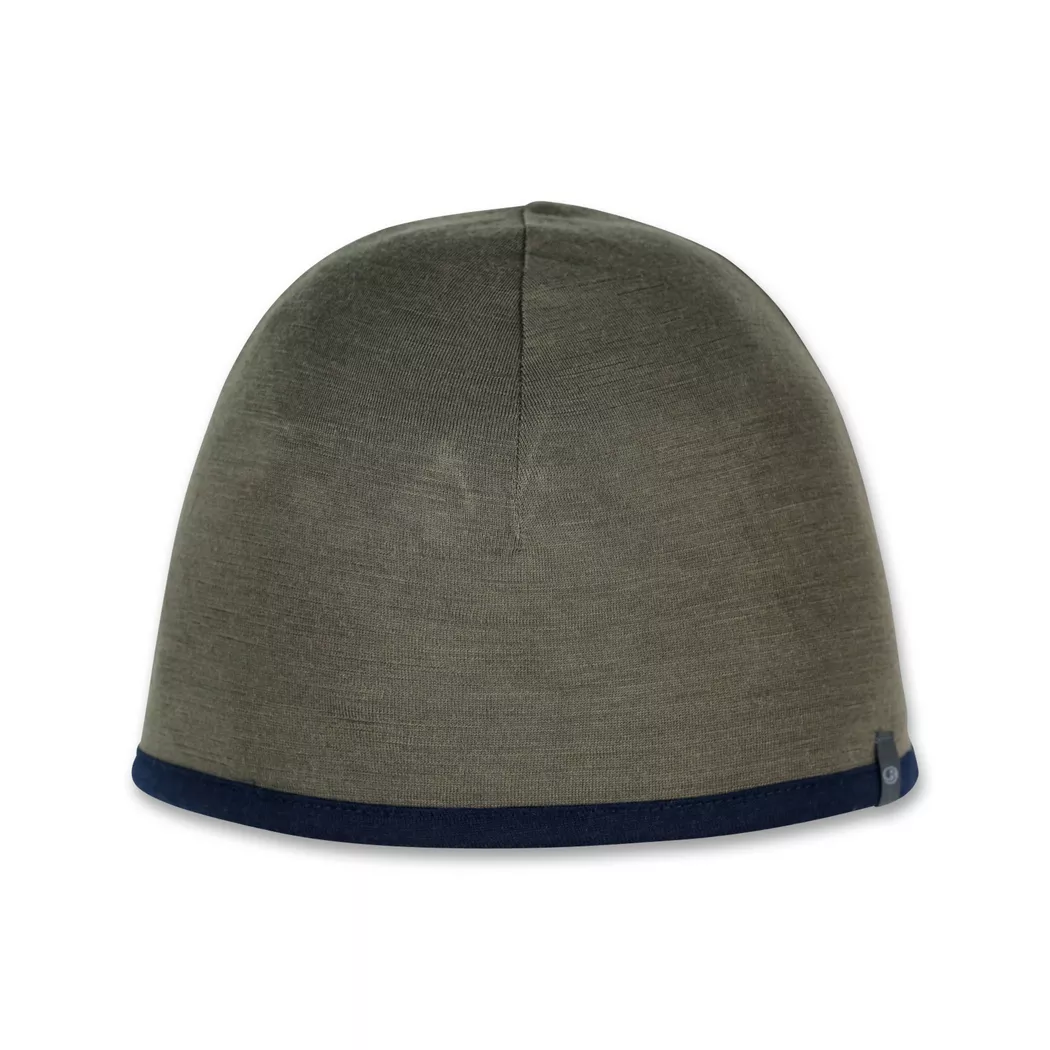 Icebreaker - Beanie, Unisex Merino Pocket Hat, One Size, Dunkelblau