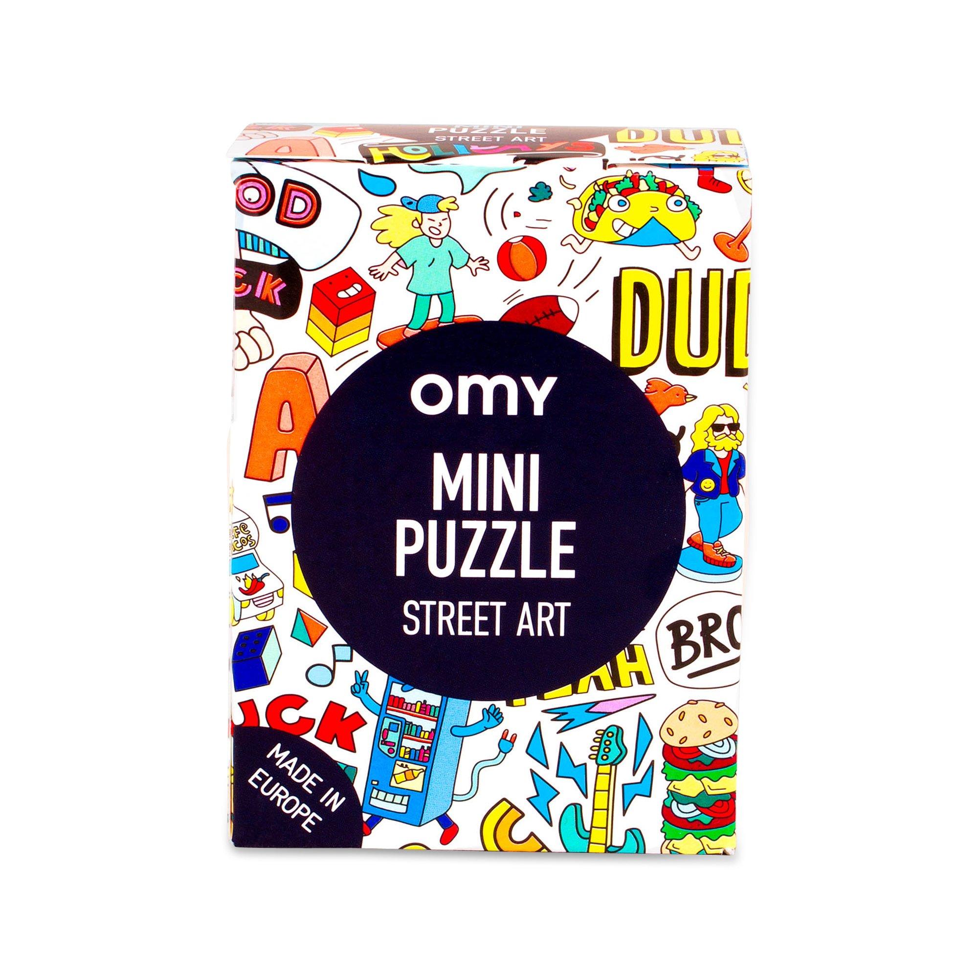OMY Mini Street Art Puzzle, 54 Teile 