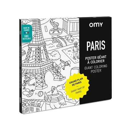 OMY Paris Poster per colorare 