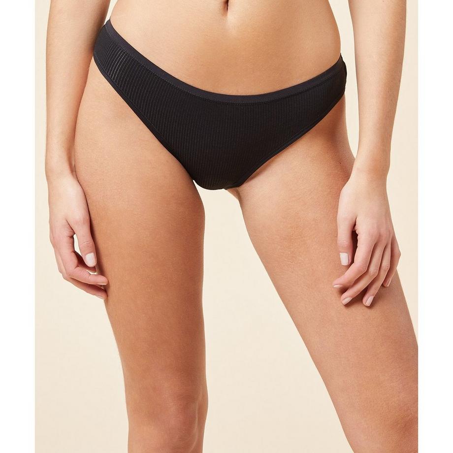 Etam Gerippte Slip-Unterhosen 3er-Pack  