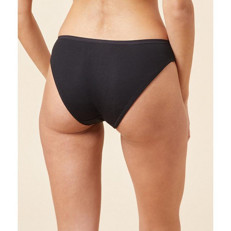 Etam Gerippte Slip-Unterhosen 3er-Pack  