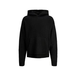 JACK & JONES JORJACOB KNIT HOODIE BLK Pullover 