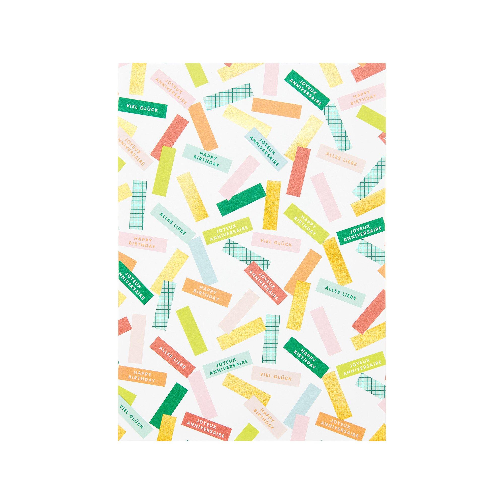 RICO-Design Happy Birthday Confetti 