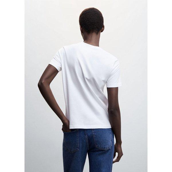 MANGO Chalaca T-Shirt Girocollo Maniche Corte  