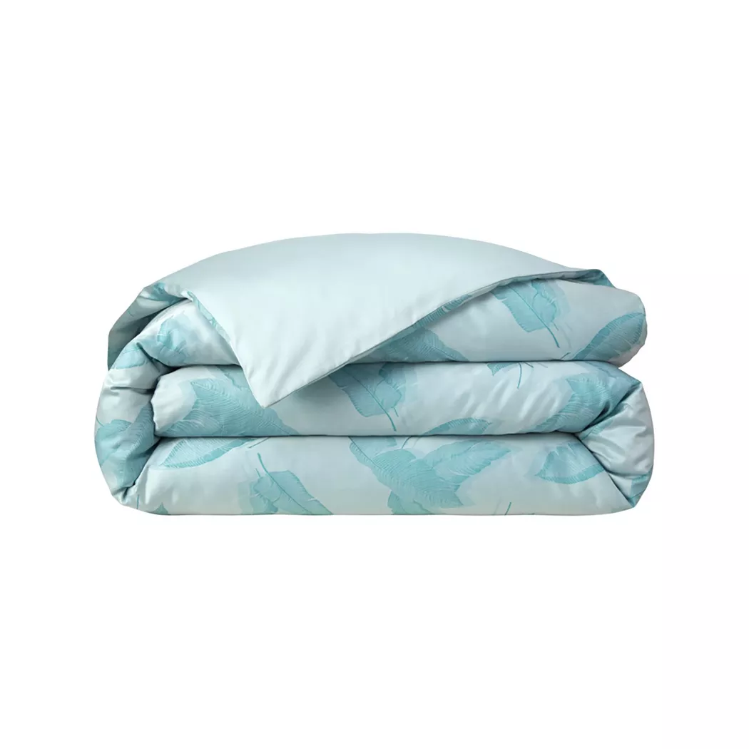 Yves Delorme Lecap Duvet Cover Turquoise 200x210cm