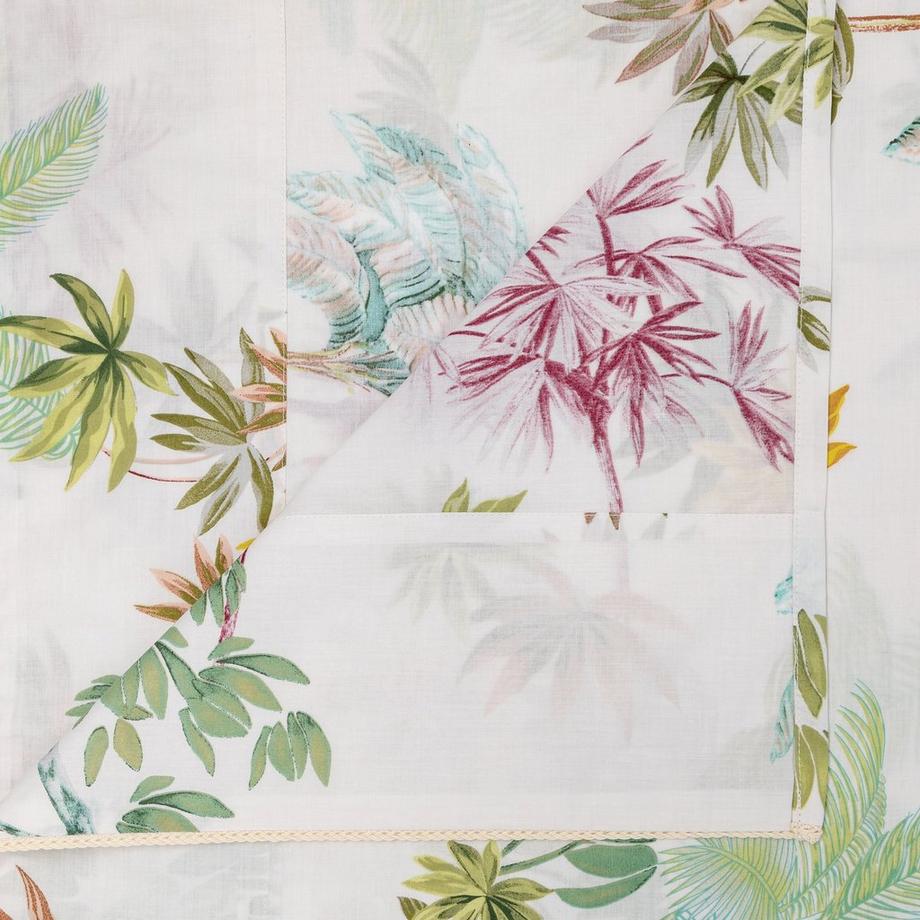 Yves Delorme Laos Tropischer Print Oberleintuch  