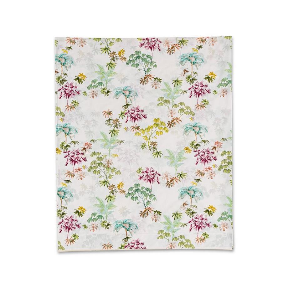 Yves Delorme Laos Tropischer Print Oberleintuch  