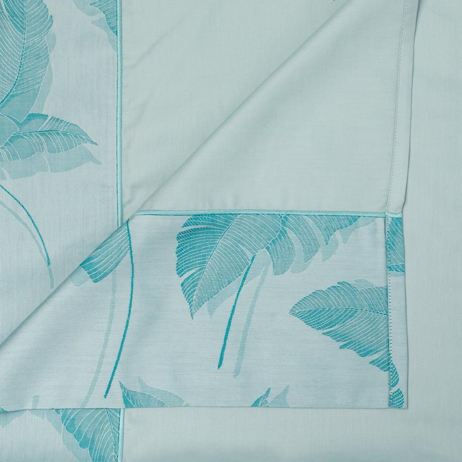 Yves Delorme Lecap Drap avec motif de feuilles  