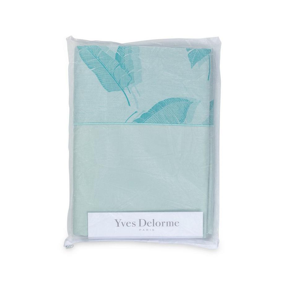 Yves Delorme Lecap Drap avec motif de feuilles  