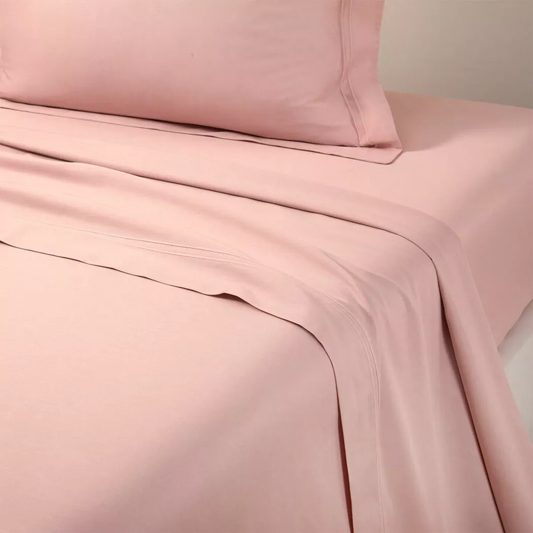 Yves Delorme - Oberleintuch, Triomphe Oberleintuch, 270 x 295 cm, Rosa