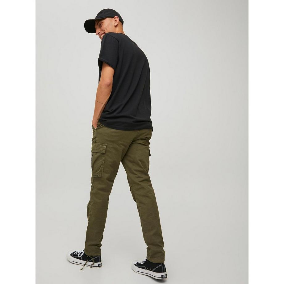 JACK & JONES JPSTACE JJTUCKER AMA Pantalon Cargo Tapered Fit  
