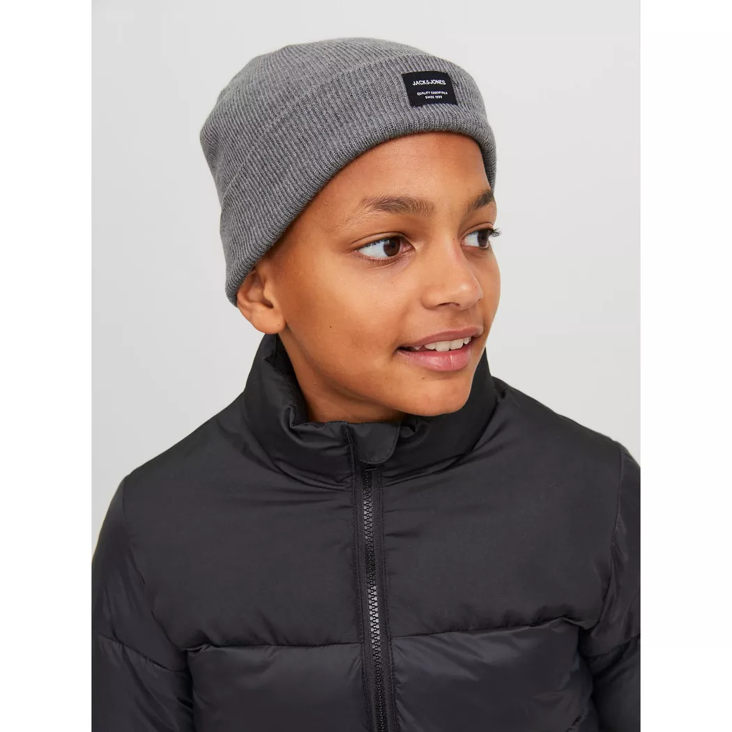 Jack & Jones Junior - Berretto, S/M, Grigio Misto