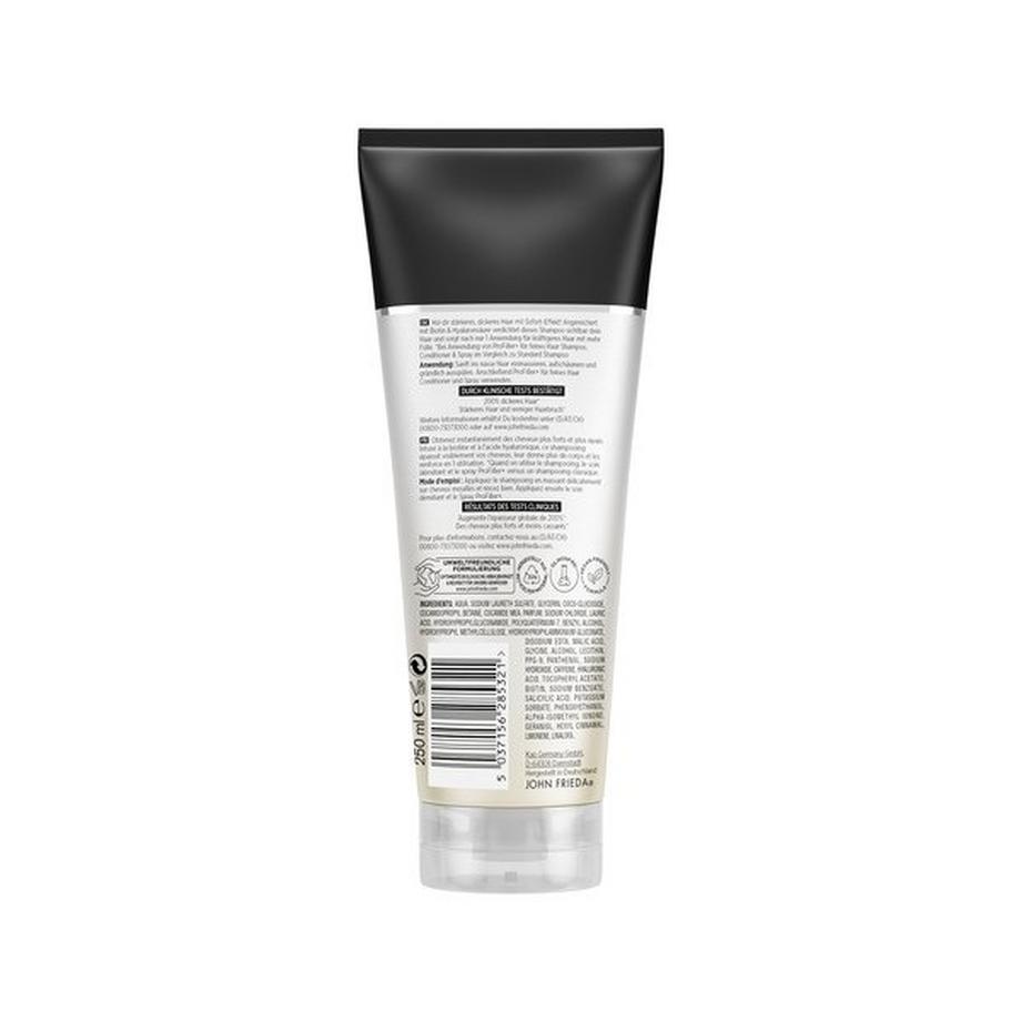 JOHN FRIEDA Pro Filler Kräftigend PROFiller+ Shampooing fortifiant pour cheveux fins Onpack 