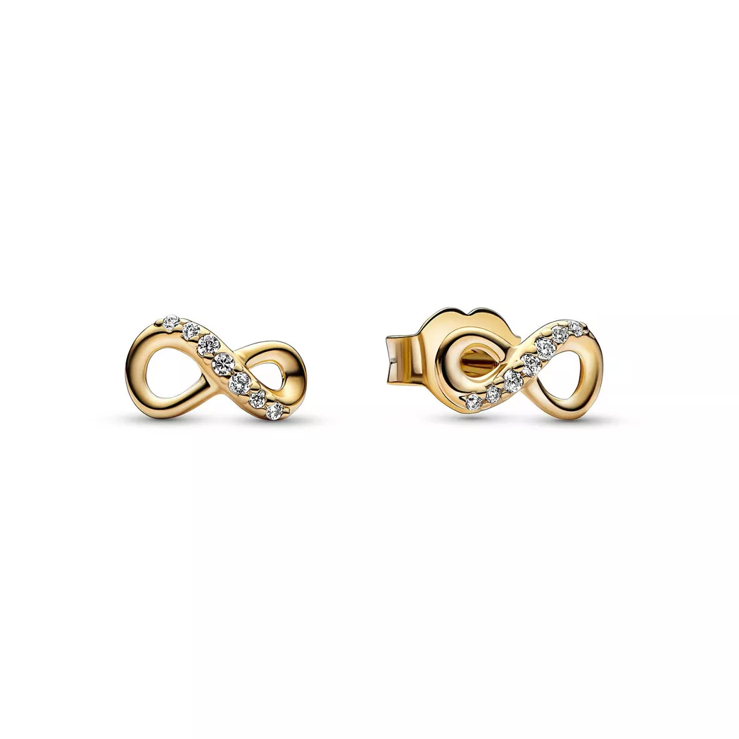 Pandora - Ohrstecker,  Moments, One Size, Goldfarben