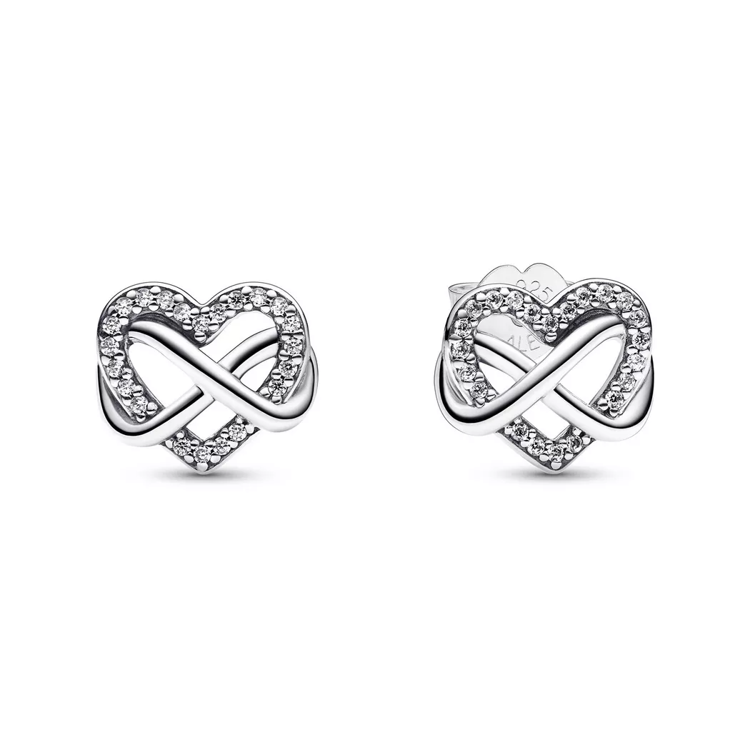 Pandora - Ohrstecker,  Moments, One Size, Silber 2